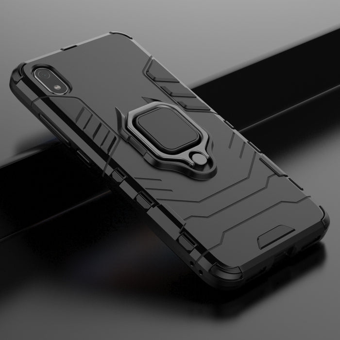 Funda protectora a prueba de golpes PC + TPU con soporte de anillo magnético para Xiaomi Redmi 7A