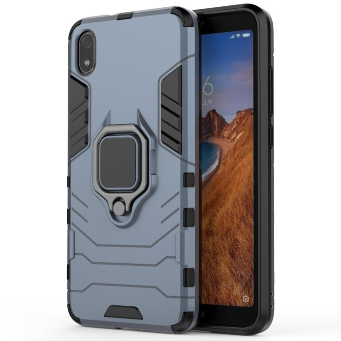 Funda protectora a prueba de golpes PC + TPU con soporte de anillo magnético para Xiaomi Redmi 7A
