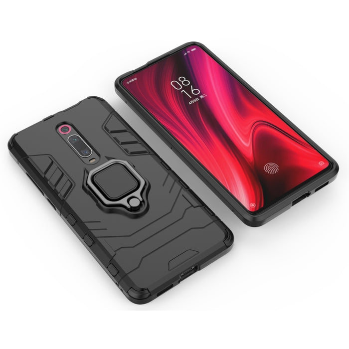 Funda protectora a prueba de golpes PC + TPU con soporte de anillo magnético para Xiaomi 9T / 9T Pro, For Xiaomi 9T