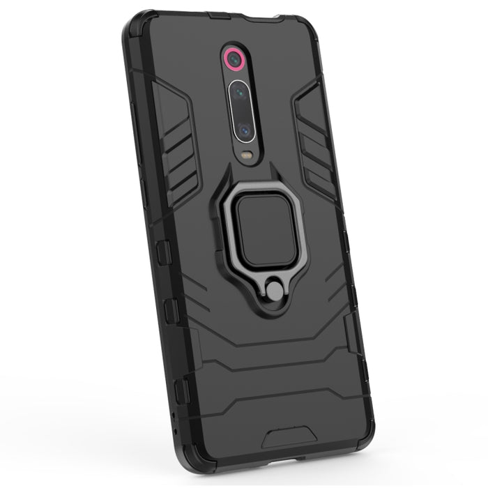 Funda protectora a prueba de golpes PC + TPU con soporte de anillo magnético para Xiaomi 9T / 9T Pro, For Xiaomi 9T