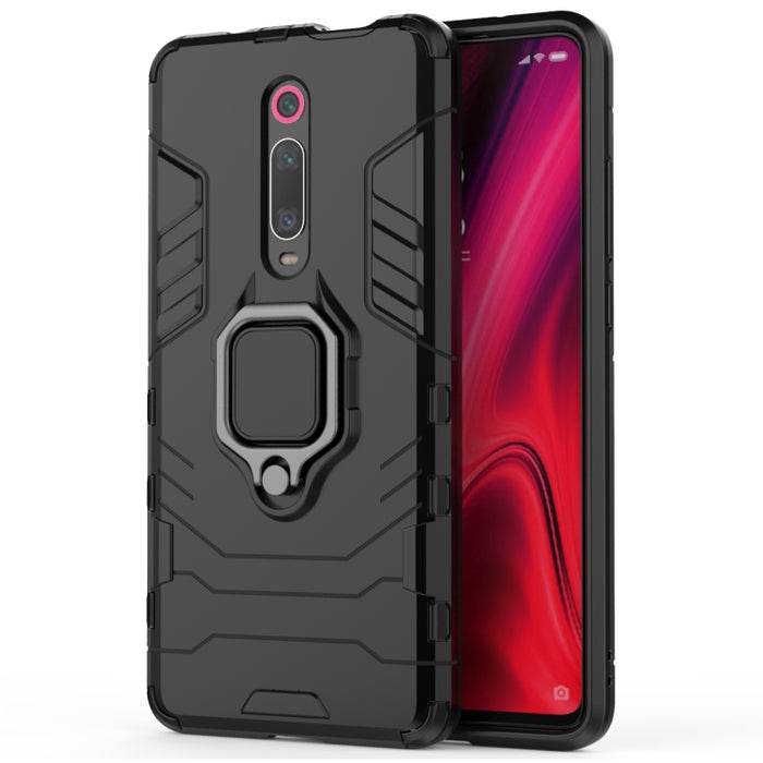 Funda protectora a prueba de golpes PC + TPU con soporte de anillo magnético para Xiaomi 9T / 9T Pro, For Xiaomi 9T