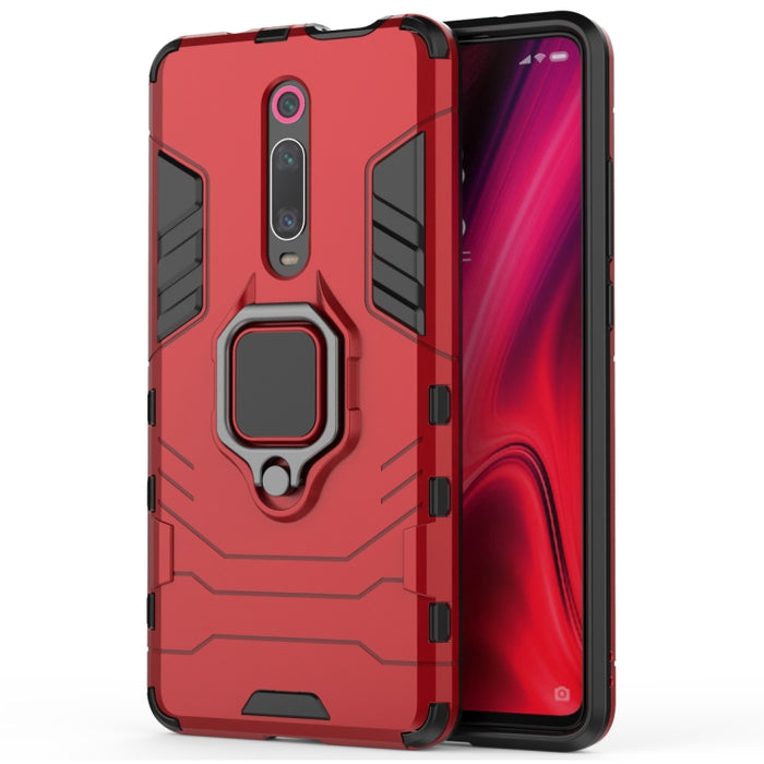 Funda protectora a prueba de golpes PC + TPU con soporte de anillo magnético para Xiaomi 9T / 9T Pro, For Xiaomi 9T