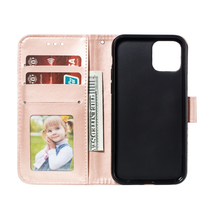 Estuche de cuero con tapa horizontal con estampado de mandala para iPhone XI (2019), con soporte y ranuras para tarjetas, billetera, marco de fotos y cordón, For iPhone 11 Pro, For iPhone 11 Pro Max