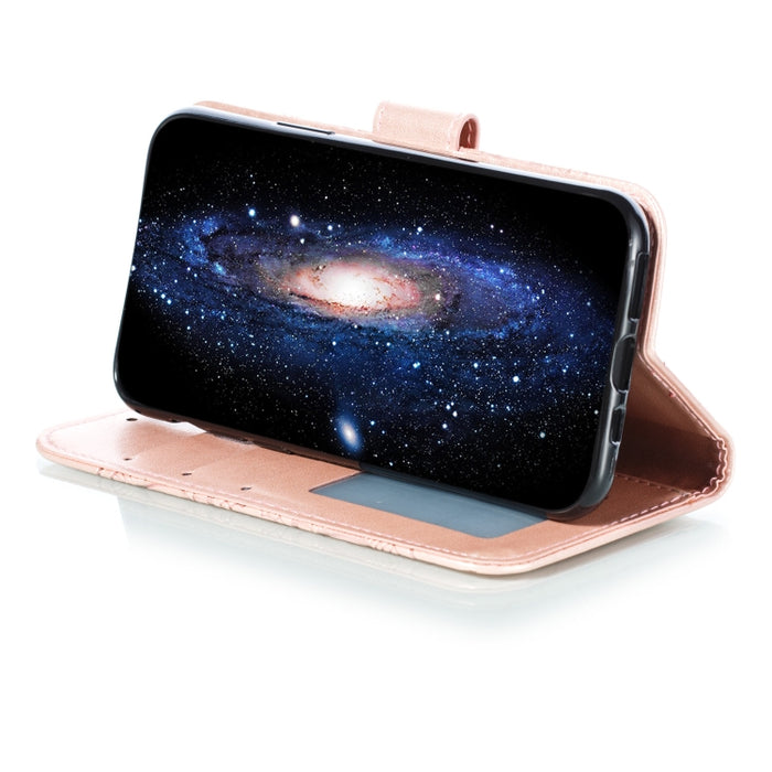 Estuche de cuero con tapa horizontal con estampado de mandala para iPhone XI (2019), con soporte y ranuras para tarjetas, billetera, marco de fotos y cordón, For iPhone 11 Pro, For iPhone 11 Pro Max