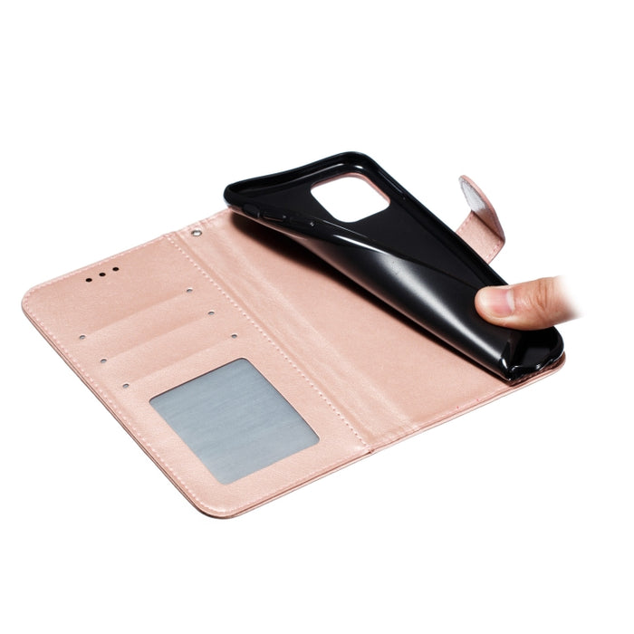 Estuche de cuero con tapa horizontal con estampado de mandala en relieve para iPhone XI Max (2019), con soporte y ranuras para tarjetas, billetera, marco de fotos y cordón, For iPhone 11 Pro Max, For iPhone 11 Pro
