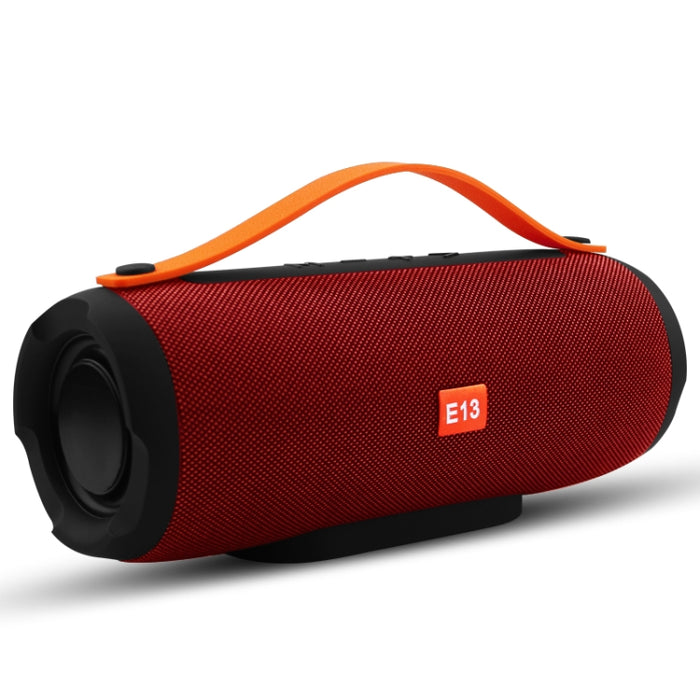 E13 Mini Altavoz Bluetooth Inalámbrico Portátil Altavoz Estéreo Radio Música Subwoofer Altavoces de Columna con TF FM, RED, BLUE, BLACK