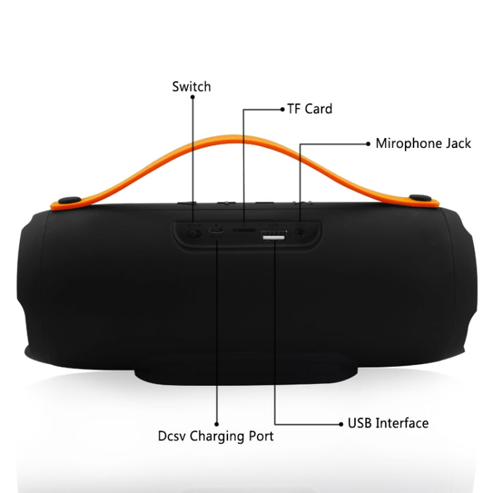 E13 Mini Altavoz Bluetooth Inalámbrico Portátil Altavoz Estéreo Radio Música Subwoofer Altavoces de Columna con TF FM, RED, BLUE, BLACK