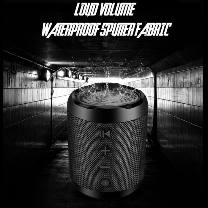 Altavoz portátil con Bluetooth, sistema de sonido portátil, sonido estéreo de 5W, altavoz envolvente impermeable para exteriores