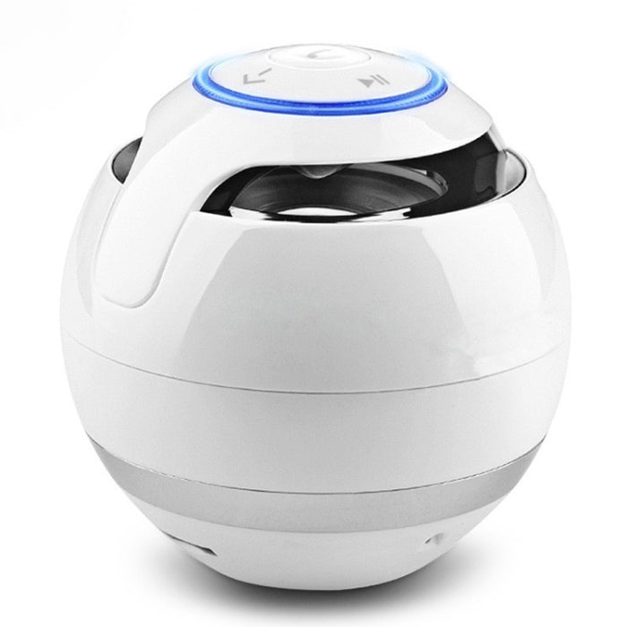 T&G A18 Ball Altavoz Bluetooth con luz LED Mini altavoz inalámbrico portátil Música móvil Subwoofer MP3 Soporte TF, BLACK, BLUE, PINK, WHITE