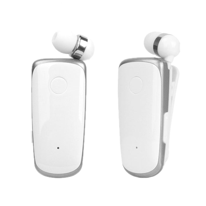 K39 Auricular inalámbrico Bluetooth CSR DSP chip In-Ear Alerta vibratoria Usar clip Manos libres Auricular, BLACK, WHITE, BLUE, ROSE RED