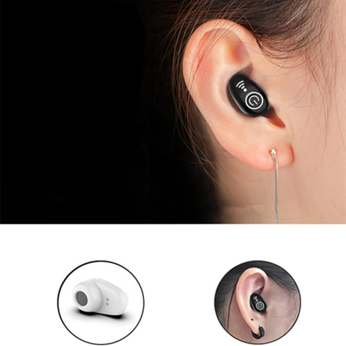 S650 Base de carga de segunda generación Mini auricular Bluetooth Auriculares inalámbricos Negocios Invisible Manos libres Auriculares intrauditivos con micrófono