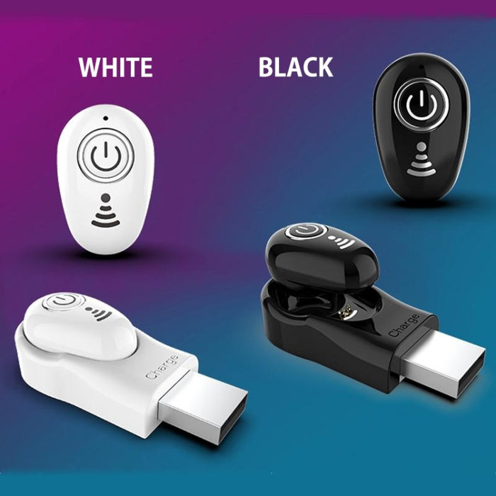 S650 Base de carga de segunda generación Mini auricular Bluetooth Auriculares inalámbricos Negocios Invisible Manos libres Auriculares intrauditivos con micrófono