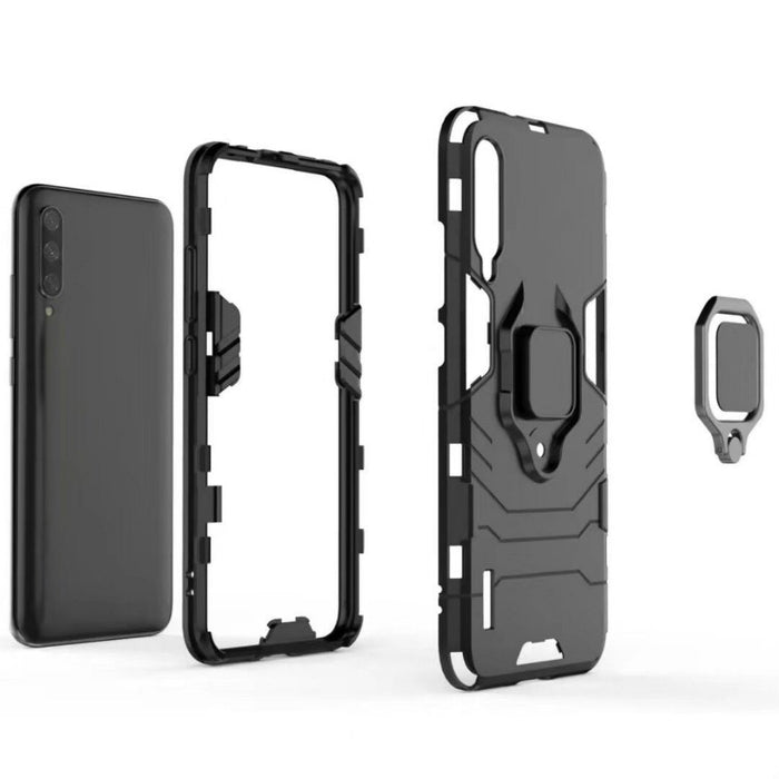 Funda protectora a prueba de golpes PC + TPU con soporte de anillo magnético para Xiaomi Mi CC9 / A3 Lite, For Xiaomi Mi CC9 / A3 Lite
