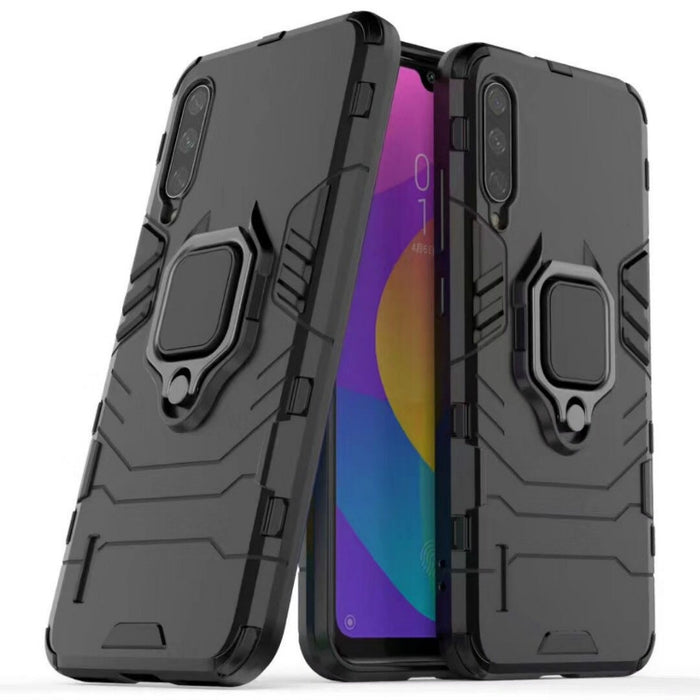 Funda protectora a prueba de golpes PC + TPU con soporte de anillo magnético para Xiaomi Mi CC9 / A3 Lite, For Xiaomi Mi CC9 / A3 Lite