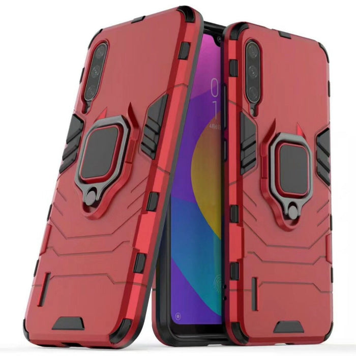Funda protectora a prueba de golpes PC + TPU con soporte de anillo magnético para Xiaomi Mi CC9 / A3 Lite, For Xiaomi Mi CC9 / A3 Lite