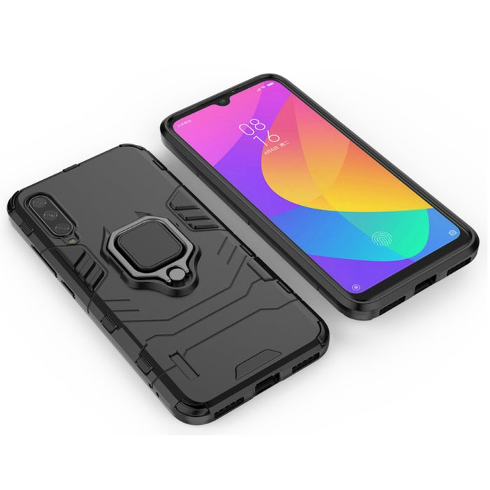 Funda protectora a prueba de golpes PC + TPU con soporte de anillo magnético para Xiaomi CC9e / A3