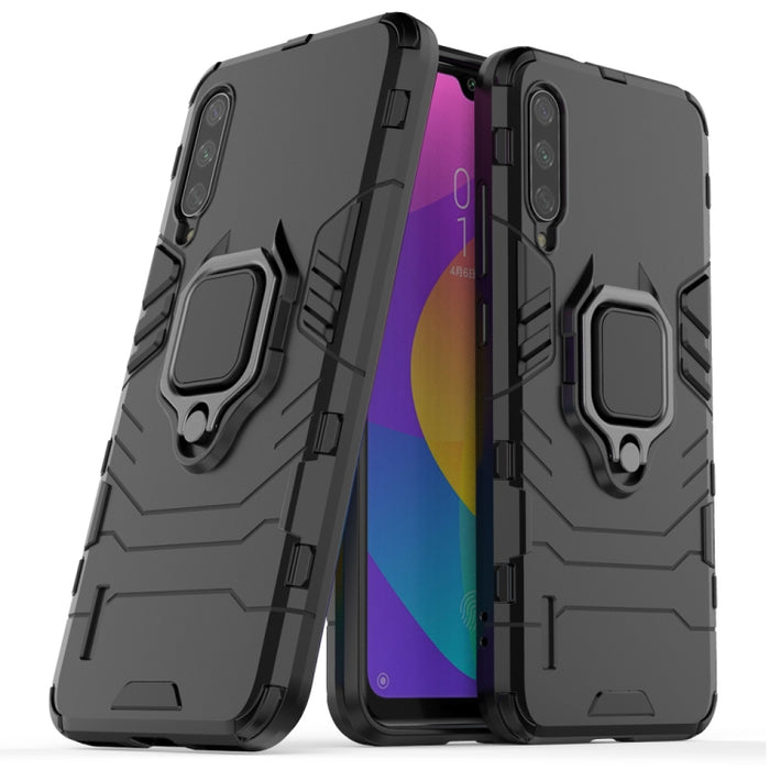 Funda protectora a prueba de golpes PC + TPU con soporte de anillo magnético para Xiaomi CC9e / A3