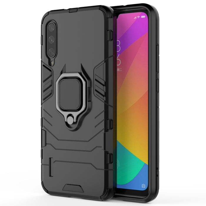 Funda protectora a prueba de golpes PC + TPU con soporte de anillo magnético para Xiaomi CC9e / A3