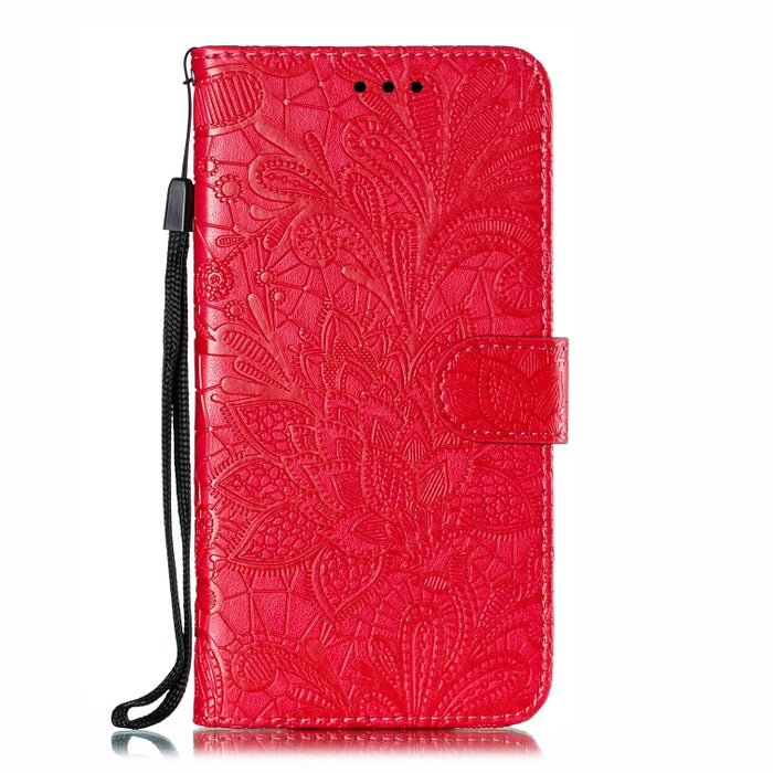 Funda de cuero con tapa horizontal con estampado de flores de encaje para Xiaomi Mi CC9e / A3, con soporte y ranuras para tarjetas y billetera y marco de fotos y cordón, For Xiaomi Mi CC9e