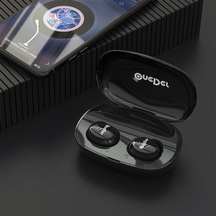 OneDer W12 Auricular inalámbrico con impermeable IPX5 HD Sonido estéreo TWS Auricular Bluetooth