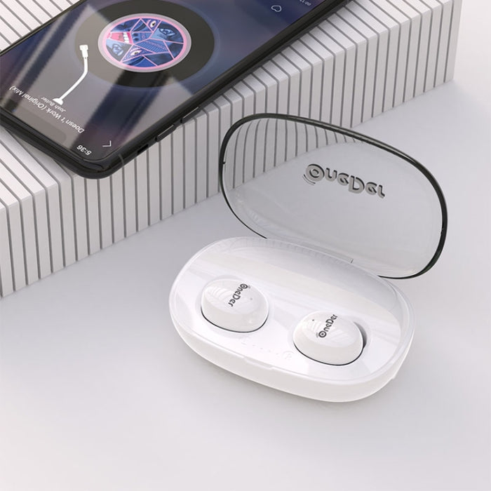 OneDer W12 Auricular inalámbrico con impermeable IPX5 HD Sonido estéreo TWS Auricular Bluetooth