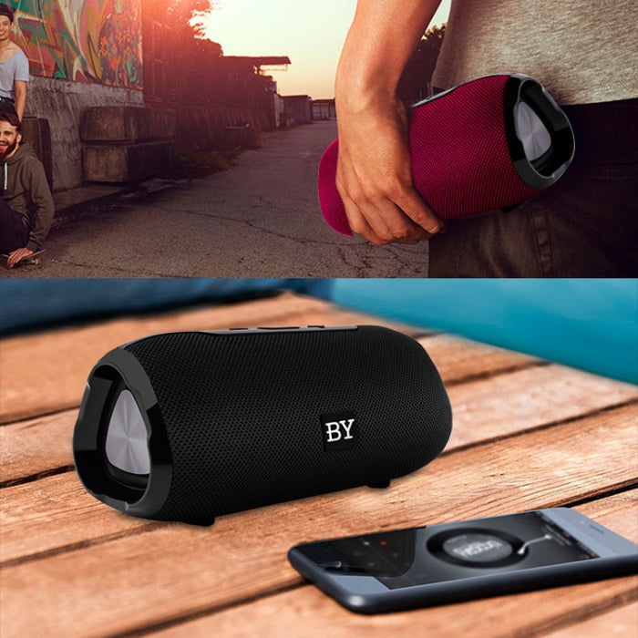 BY Altavoz Bluetooth portátil Altavoz inalámbrico a prueba de agua Sistema de sonido envolvente de música estéreo 3D Altavoces para exteriores Soporte TF AUX