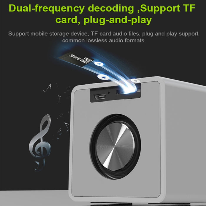 EWA A105 Altavoz Bluetooth de alta fidelidad, bajo de alta potencia de tamaño pequeño, soporte de tecnología Bluetooth TWS TF
