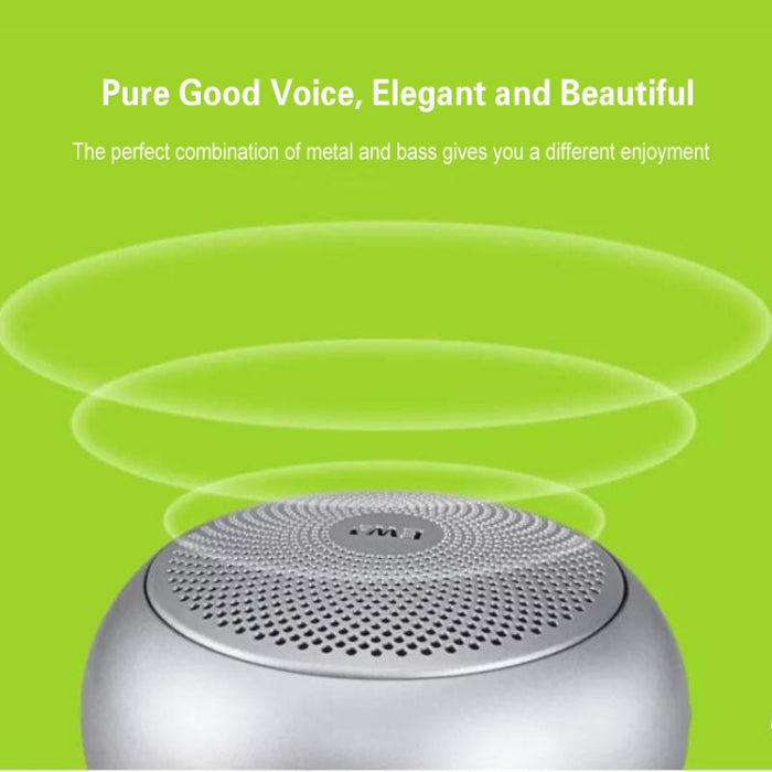 EWA A110mini Altavoz Bluetooth de alta ocultación Bajo de alta potencia de tamaño pequeño, tecnología Bluetooth TWS, soporte TF