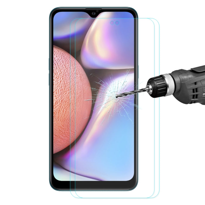 2 PCS ENKAY Hat-prince 0.26mm 9H 2.5D Película de vidrio templado de borde curvo para, Galaxy A10s, Xiaomi Redmi Note 8 Pro, Xiaomi Redmi Note 8