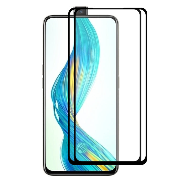 2 PCS ENKAY Hat-prince Full Glue 0.26mm 9H 2.5D Película de cobertura total de vidrio templado para, For Redmi Note 8 Pro, For Huawei Nova 5i Pro, For OPPO Realme X, For OPPO Reno Z, For OPPO Reno 10x zoom, For OPPO Reno, For VIVO X27 Pro, For VIVO X27