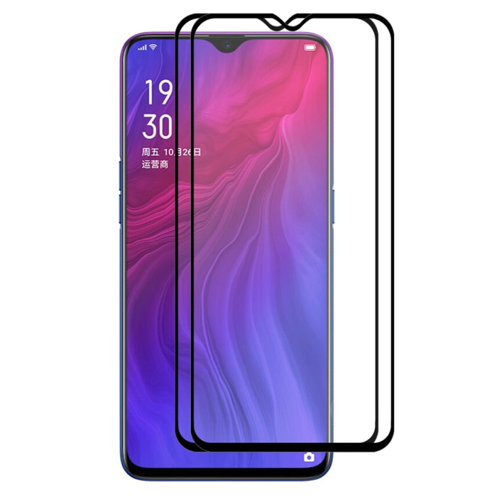 2 PCS ENKAY Hat-prince Full Glue 0.26mm 9H 2.5D Película de cobertura total de vidrio templado para, For Redmi Note 8 Pro, For Huawei Nova 5i Pro, For OPPO Realme X, For OPPO Reno Z, For OPPO Reno 10x zoom, For OPPO Reno, For VIVO X27 Pro, For VIVO X27