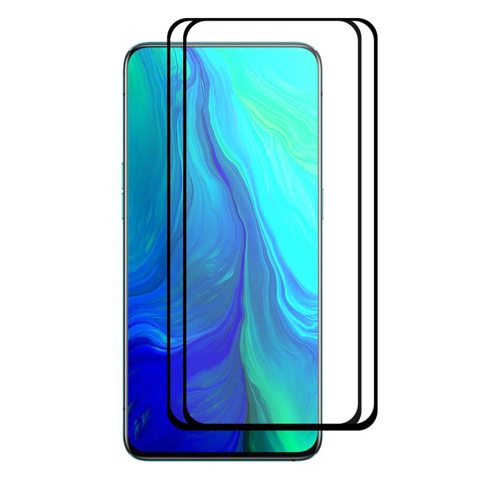 2 PCS ENKAY Hat-prince Full Glue 0.26mm 9H 2.5D Película de cobertura total de vidrio templado para, For Redmi Note 8 Pro, For Huawei Nova 5i Pro, For OPPO Realme X, For OPPO Reno Z, For OPPO Reno 10x zoom, For OPPO Reno, For VIVO X27 Pro, For VIVO X27