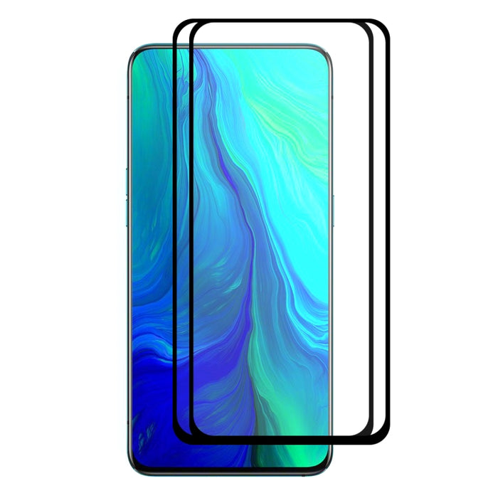 2 PCS ENKAY Hat-prince Full Glue 0.26mm 9H 2.5D Película de cobertura total de vidrio templado para, For Redmi Note 8 Pro, For Huawei Nova 5i Pro, For OPPO Realme X, For OPPO Reno Z, For OPPO Reno 10x zoom, For OPPO Reno, For VIVO X27 Pro, For VIVO X27