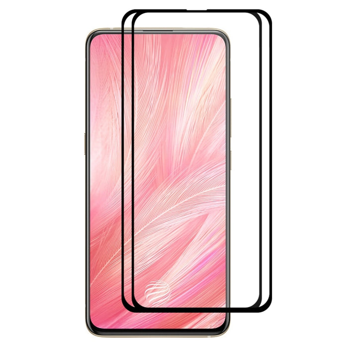 2 PCS ENKAY Hat-prince Full Glue 0.26mm 9H 2.5D Película de cobertura total de vidrio templado para, For Redmi Note 8 Pro, For Huawei Nova 5i Pro, For OPPO Realme X, For OPPO Reno Z, For OPPO Reno 10x zoom, For OPPO Reno, For VIVO X27 Pro, For VIVO X27