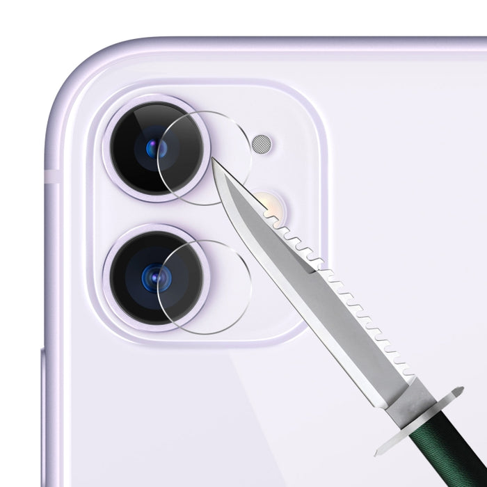 ENKAY Hat-Prince 0.2mm 9H 2.15D Lente de cámara trasera de borde redondo Película de vidrio templado para, iPhone 11 Pro, iPhone 11, iPhone 11 Pro Max
