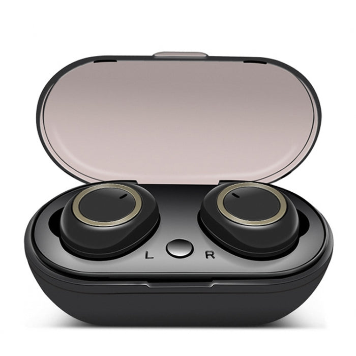 TWS-A1 Auriculares Bluetooth 5.0 True Wireless Mini Invisible Sports Running Music Auriculares con caja de carga Mic
