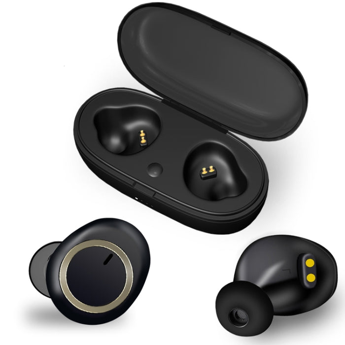 TWS-A1 Auriculares Bluetooth 5.0 True Wireless Mini Invisible Sports Running Music Auriculares con caja de carga Mic