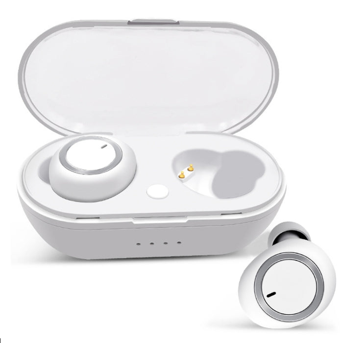 TWS-A1 Auriculares Bluetooth 5.0 True Wireless Mini Invisible Sports Running Music Auriculares con caja de carga Mic