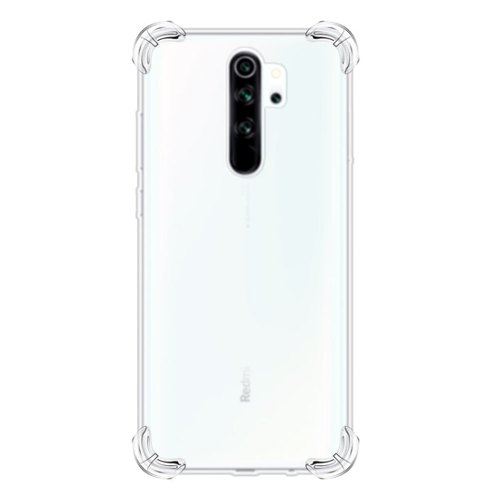 Para Xiaomi Redmi Note 8 Pro Funda de teléfono de TPU transparente ultrafina anticaída de cuatro esquinas