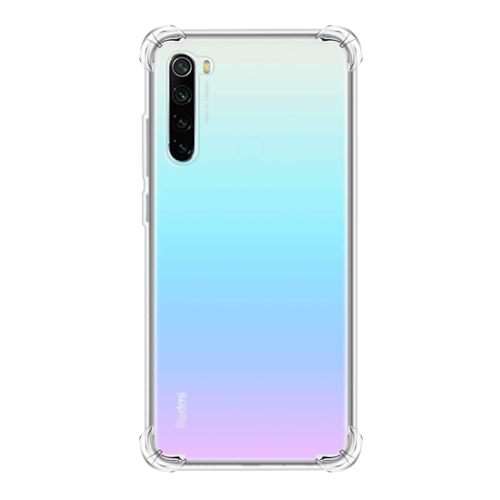 Para Xiaomi Redmi Note 8 Funda de teléfono TPU transparente ultrafina anticaída de cuatro esquinas