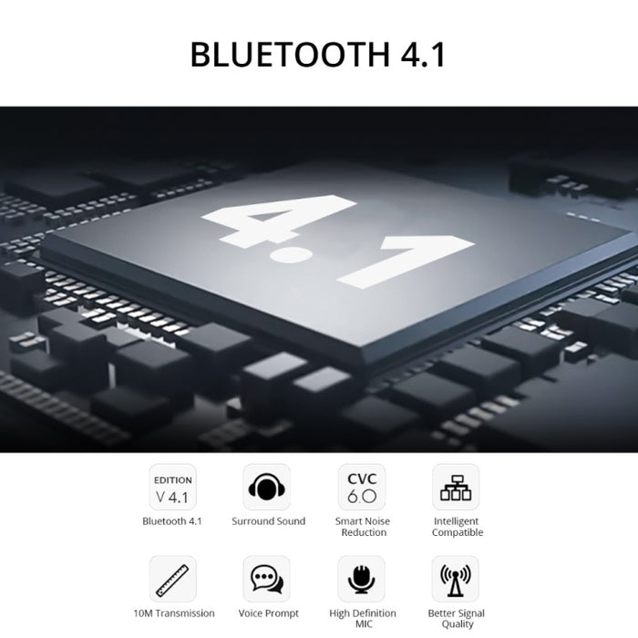 BT315 Sport Auriculares Bluetooth Auriculares estéreo inalámbricos Bluetooth 4.1 Auricular con micrófono Sport Bass Collar magnético Auricular
