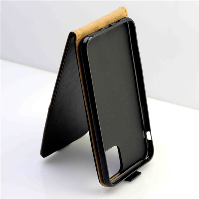 Estuche de cuero TPU con tapa vertical de estilo comercial con ranura para tarjeta, For iPhone11, For iPhone 11 Pro, For iPhone11 Pro Max