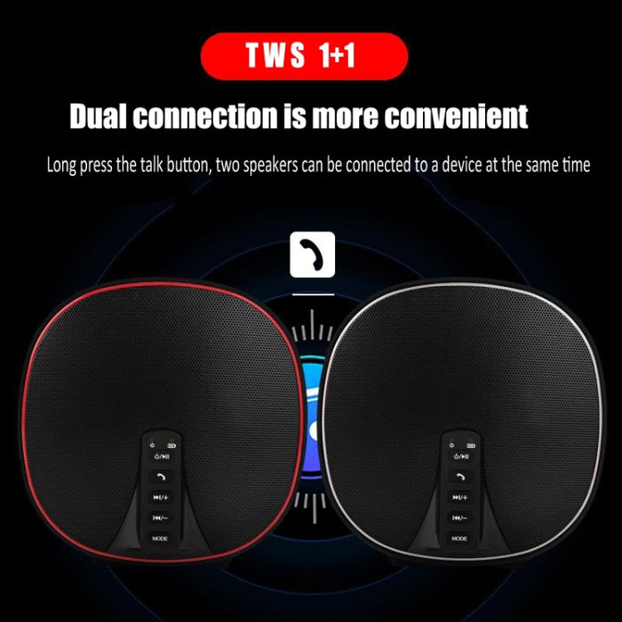 DY-52 Altavoz Bluetooth portátil Altavoz inalámbrico Sonido 32G Memoria máxima 10W Estéreo Música Surround Altavoz exterior