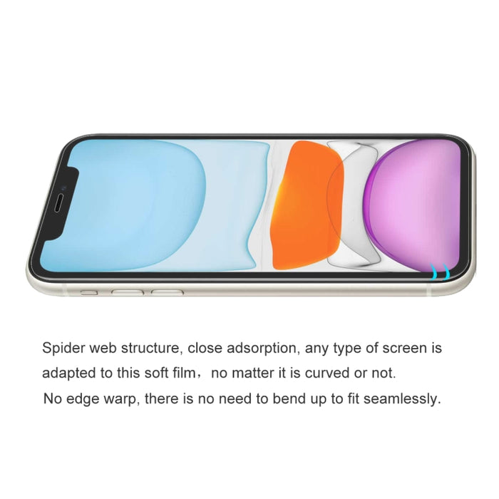 2 uds ENKAY Hat-Prince 0,1mm 3D Protector de pantalla completa película de hidrogel a prueba de explosiones, For iPhone 11 / iPhone XR, For iPhone 11 Pro / XS / X, For iPhone 11 Pro Max / XS Max