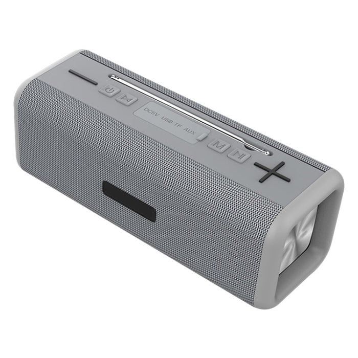 T9 Altavoz inalámbrico Bluetooth 4.2 Caja de sonido portátil de 10 W Radio digital FM Estéreo envolvente 3D, compatible con manos libres y TF y AUX