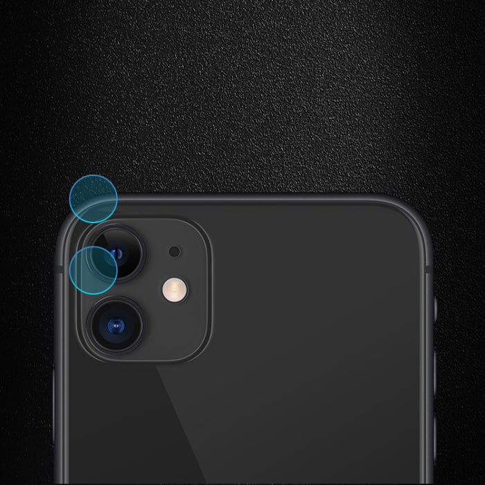 Mocolo 0.15mm 9H 2.5D Lente de cámara trasera de borde redondo Película de vidrio templado, For iPhone 11, For iPhone 11 Pro, For iPhone 11 Pro Max