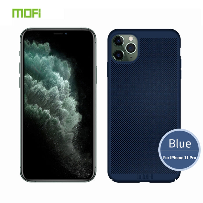 Estuche protector todo incluido ultrafino para PC transpirable MOFI, For iPhone 11 Pro, For iPhone 11 Pro Max, For iPhone 11