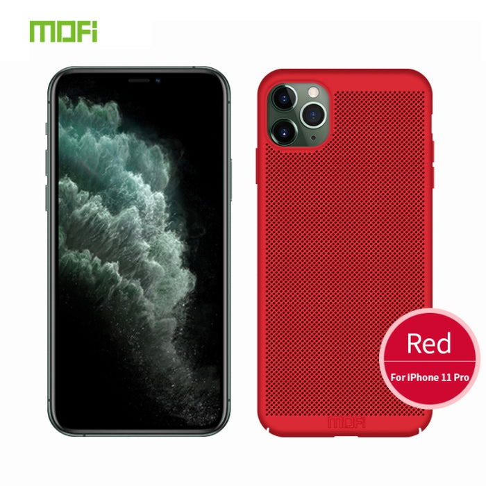 Estuche protector todo incluido ultrafino para PC transpirable MOFI, For iPhone 11 Pro, For iPhone 11 Pro Max, For iPhone 11