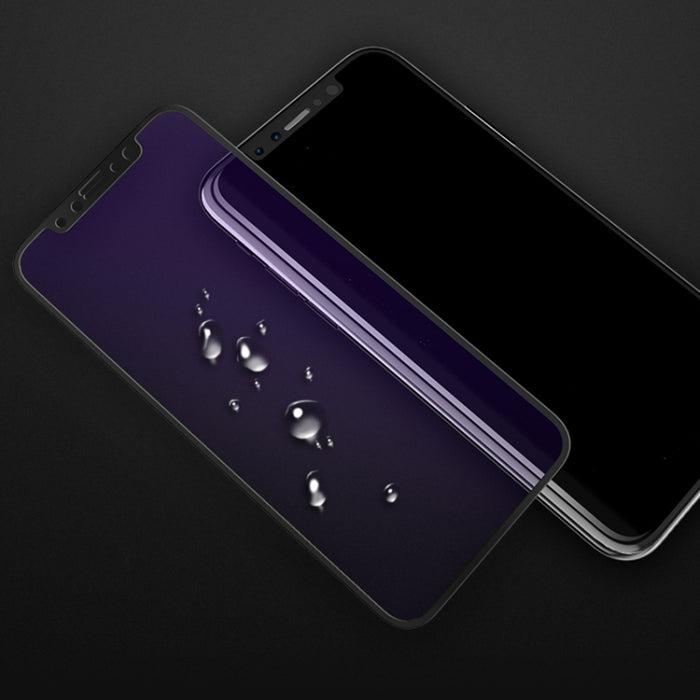 2 uds mocolo 0,33mm 9H 2.5D pegamento completo Anti Blue-ray película de vidrio templado, For iPhone 11 / XR, For iPhone 11 Pro / XS / X, For iPhone 11 Pro Max / XS Max