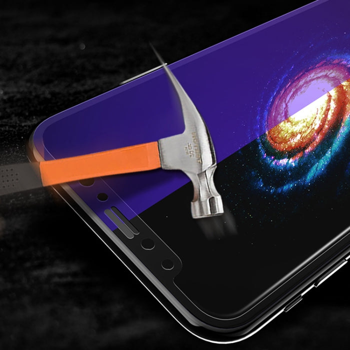2 uds mocolo 0,33mm 9H 2.5D pegamento completo Anti Blue-ray película de vidrio templado, For iPhone 11 / XR, For iPhone 11 Pro / XS / X, For iPhone 11 Pro Max / XS Max